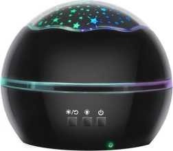 Tähtede ja veealuse maailma öine projektor – must