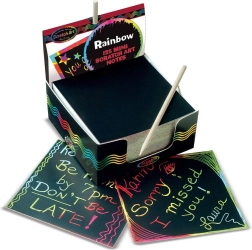 Scratch Art Set with Multicolored Cards for Kids