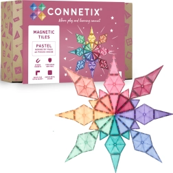 Connetix Pastel Geometry Pack magnetiline ehituskomplekt 40 osaga