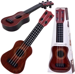 Mini-ukulele lastele 25 cm – Pruun
