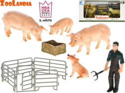 Zoolandia taluloomade figuuride komplekt poegade ja tarvikutega