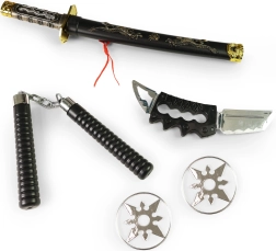 Ninja plastrelvade komplekt lastele