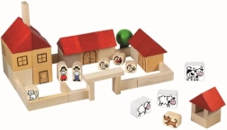 Detoa puidust ehituskomplekt „farm“