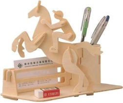 Woodcraft puidust 3D pusle pliiatsihoidja Dostihy