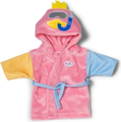 Baby born hommikumantel nukkudele 43 cm, kapuutsi ja pardikesega