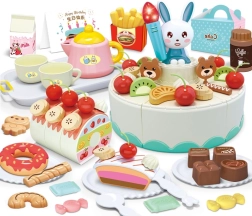 Woopie koogipood – viilutatav sünnipäevakook ja teekomplekt, 85 osa