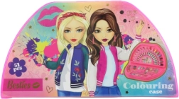 Creative Drawing Set in Briefcase with Girl Motif