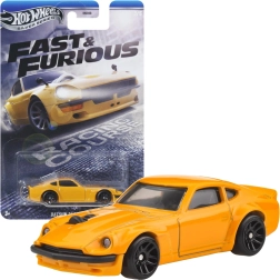 Hot Wheels Fast & Furious Datsun 240Z kollane mudel 1:64, 6,5 cm