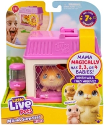 Little Live Pets Mini Mama hamster üllatuspoegadega majakeses