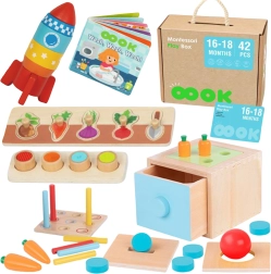 Montessori õppekarp Tooky Toy 7-ühes