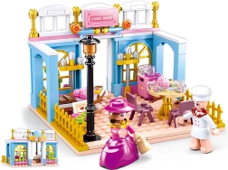 Sluban Girl's Dream Village – Vintage Bakery Building Set