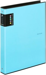 A4 kaustik PASTELINI, pastellsinine, 4-rõngaline, lamineeritud