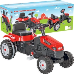 Pilsani pedaaltraktor rooli ja punase värviga