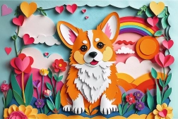 Trefl Puzzle Paper Art: Puppy 160 pieces