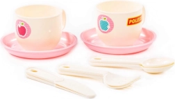 Laste roosa teekomplekt 10 tk