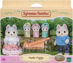 Huskyde pere SYLVANIAN FAMILIES – figuuride komplekt kelguga