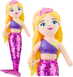 Lillakate litritega sabaga merineitsi, plüüš, 48 cm