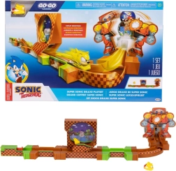 Sonic Go Go Racers Deluxe võidusõidukomplekt mini-sõidukiga