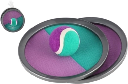 Catch ball mäng takjapaelaga 19 cm – roheline‑lilla, võrgus