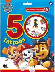 PAW PATROLI kangelaste tätoveerimiskomplekt, üle 50 tätoveeringu