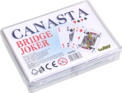 Canasta kaardid plastkarbis