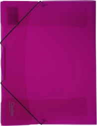 Opaline Folder Magenta with Elastic Band