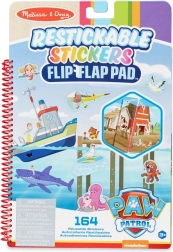 PAW PATROL ümberpaigutatavad kleepsud flip-flap – missioon lahes