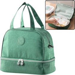 Insulated Lunch Thermal Bag Green
