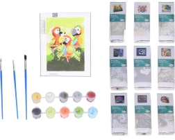 Creative paint-by-numbers set 20x30 cm