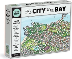 Galison pusle „Linn lahes – San Francisco“ 2-in-1, 1000 tükki