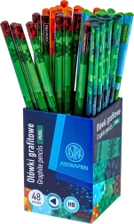 Kolmnurkne grafiitpliiats HB ASTRA Pixel One