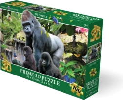 Gorillade 3D pusle, 100 tükki