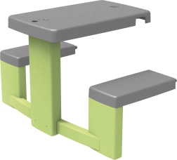 laste piknikulaud SMOBY pingikestega