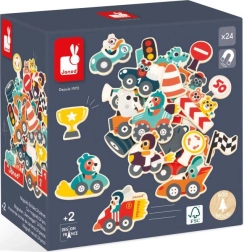 Puidust auto magnetid lastele