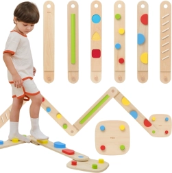 Viga puidust modulaarne tasakaalu- ja sensomotoorne rada