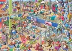 Puzzle HEYE Loomade võimla – 1000 tükki