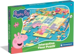 Interaktiivne põrandapusle PEPPA PIG elektroonilise pliiatsiga 70 × 100 cm