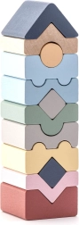 Cubika pastelltorni XI – puidust pusle, 12 osa
