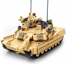 Sluban Model Bricks lahingtank M1A2 Abrams TUSK II 2‑ühes