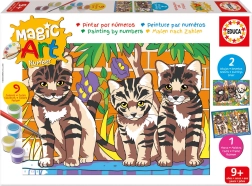 Paint by numbers kittens and puppies EDUCA