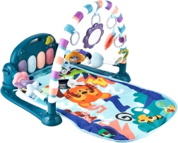 Interaktiivne mängumatt klaveriga, sinine