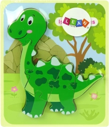 Puidust pusle dinosaurus roheline