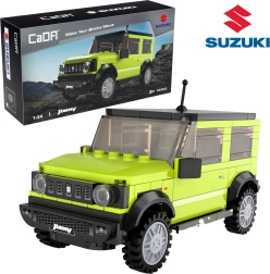 CaDA SUZUKI Jimny 1:24 roheline maastikuauto ehituskomplekt, 192 detaili