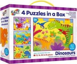 Galt pusle Dinosauruste maal 4 ühes (12–24 tükki)