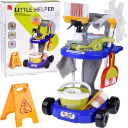 Laste koristuskäru tarvikute ja tolmuimejaga