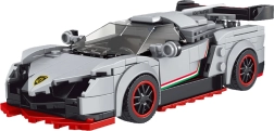 398pcs Sports Car Building Set. White