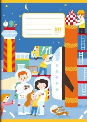 A5 School Notebook with Guide Line – Space
