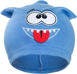 Kids’ autumn beanie New Baby Smíšek light blue 110 (4–5 years)