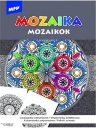 Antistress-värviraamat Mosaiik 21x29 cm