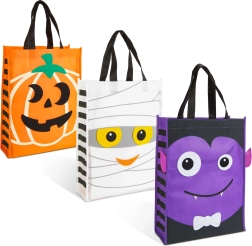 Halloweeni kinkekott vildist kaunistusega 40 × 30 cm – 1 tk
